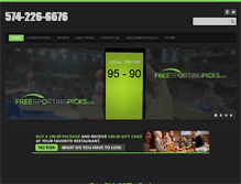 Tablet Screenshot of freesportingpicks.com